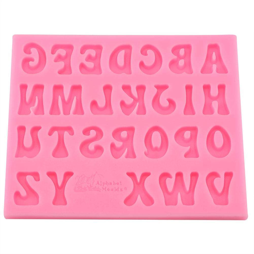 Premium Silicone Letter Molds for Candy, Cake, Fondant & Chocolate Decorating - DIY Baking Tools for Birthdays, Weddings & Party Desserts