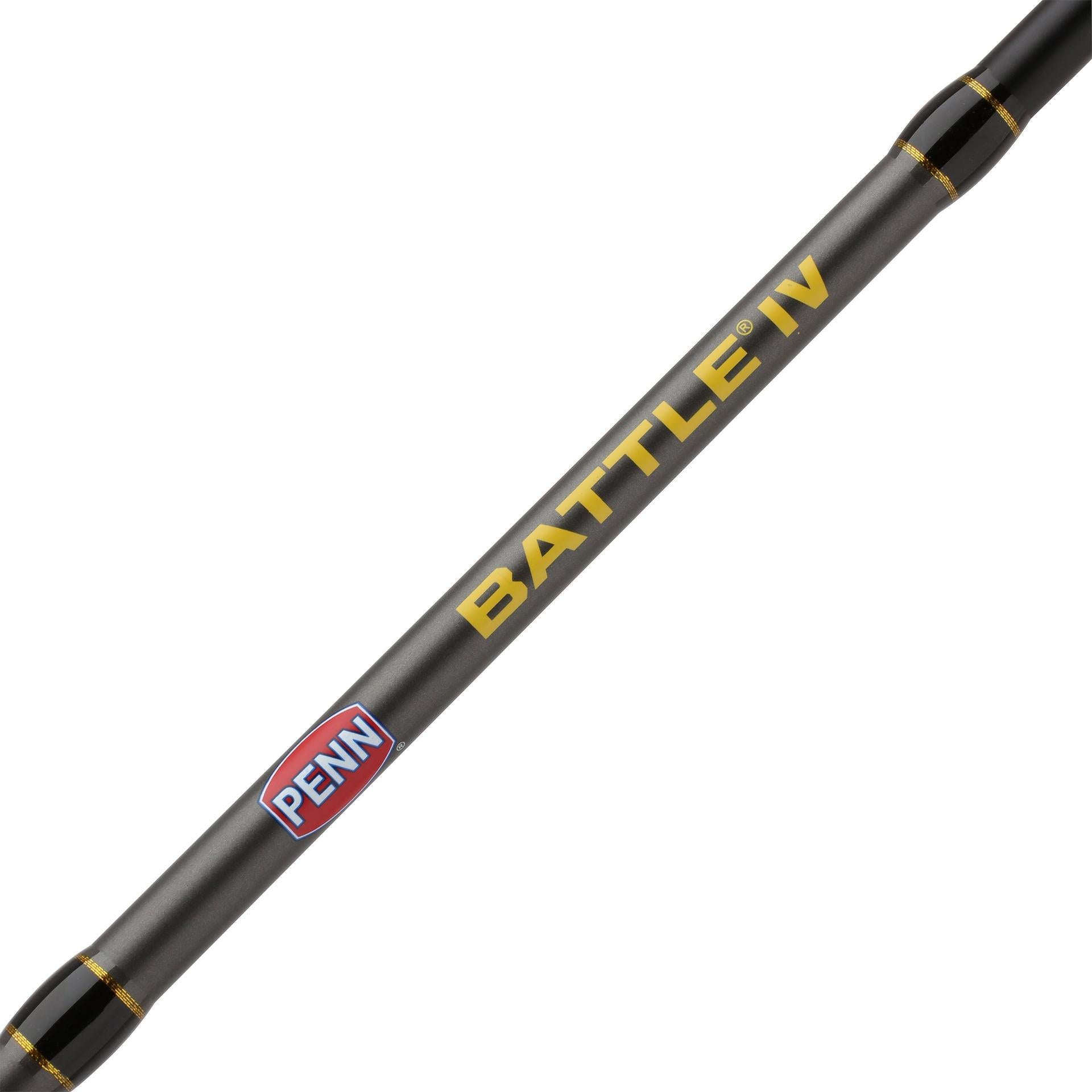 Battle IV Spinning Rod and Reel Combo - Premium Fishing Gear for Freshwater & Saltwater Anglers - Perfect for Bass, Trout, and Walleye Fishing
