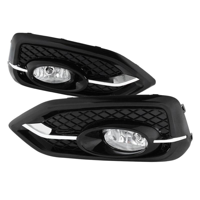 OEM Style Fog Lights for 2014-2015 Honda Civic 2DR - Perfect for Night Driving & Enhanced Visibility