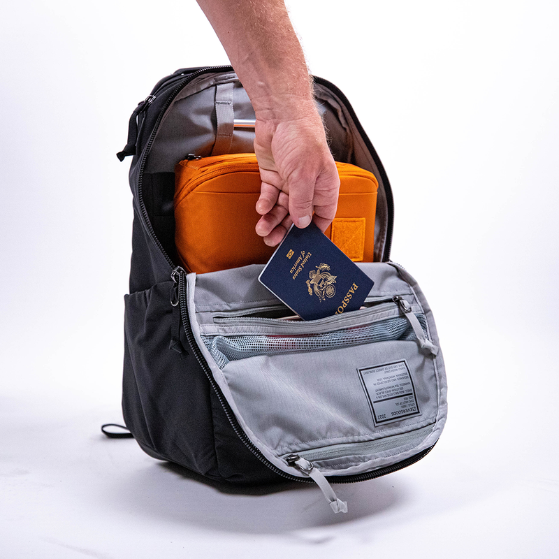 Evergoods Civic Half Zip 22L Backpack (CHZ) - Durable EDC Pack for Commuting, Travel & Outdoor Adventures