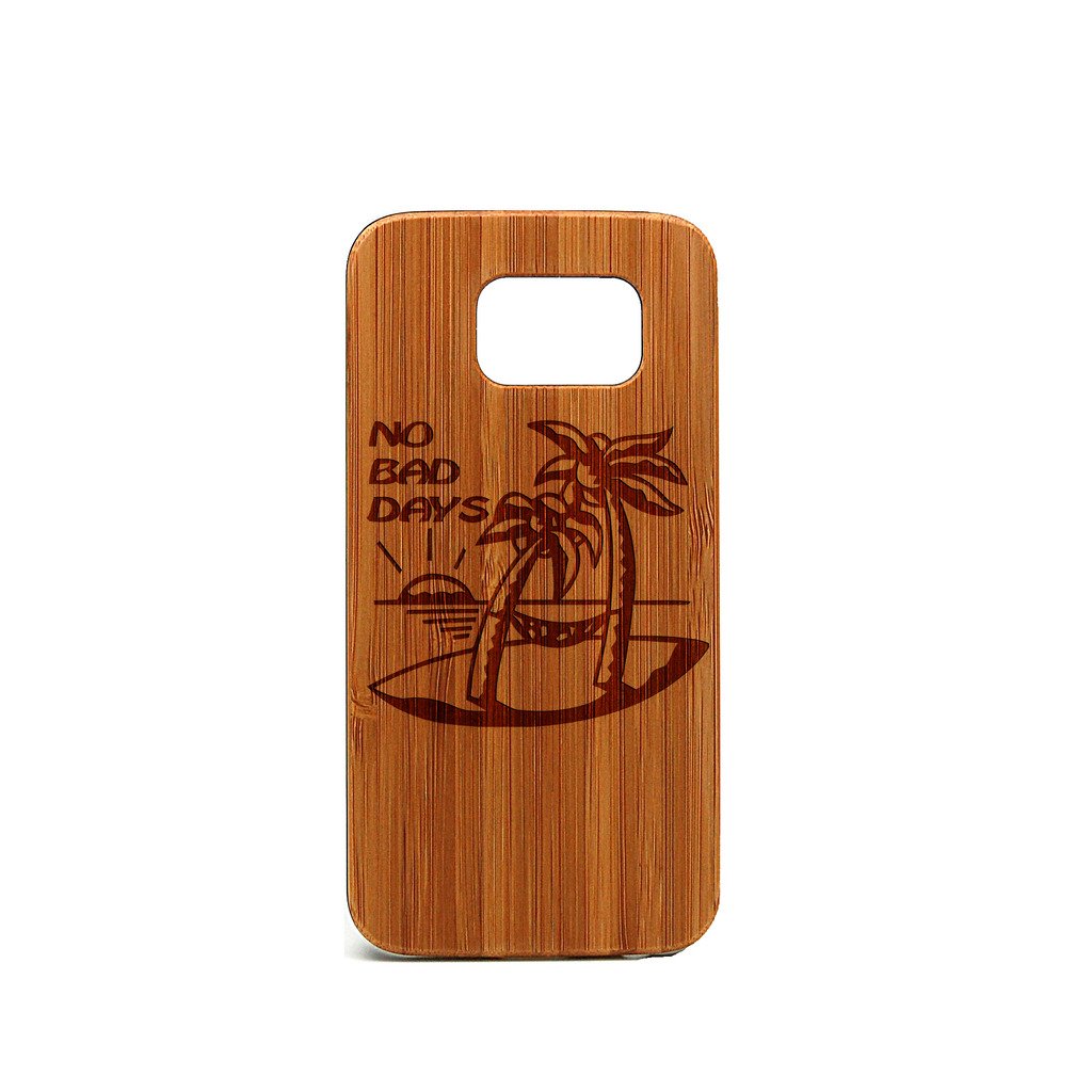Premium Real Wood Samsung Galaxy S6 Case - Eco-Friendly Natural Wood Phone Cover with Slim Fit Protection - Perfect for Daily Use, Travel & Business Meetings