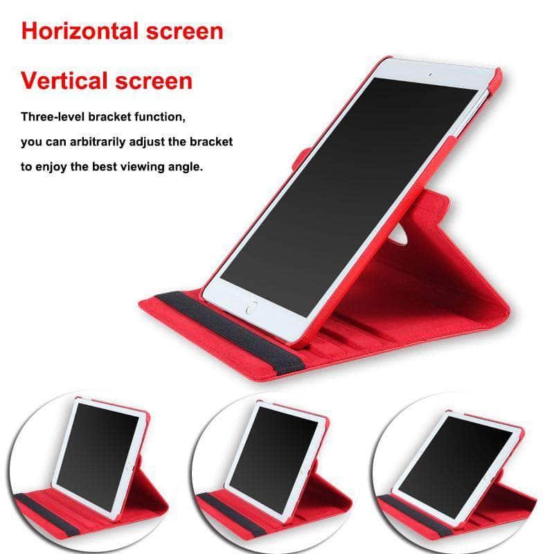 2020 iPad Pro 12.9 Inch 360° Rotating PU Leather Smart Case with Auto Sleep/Wake Function - Perfect for Work, Study & Entertainment