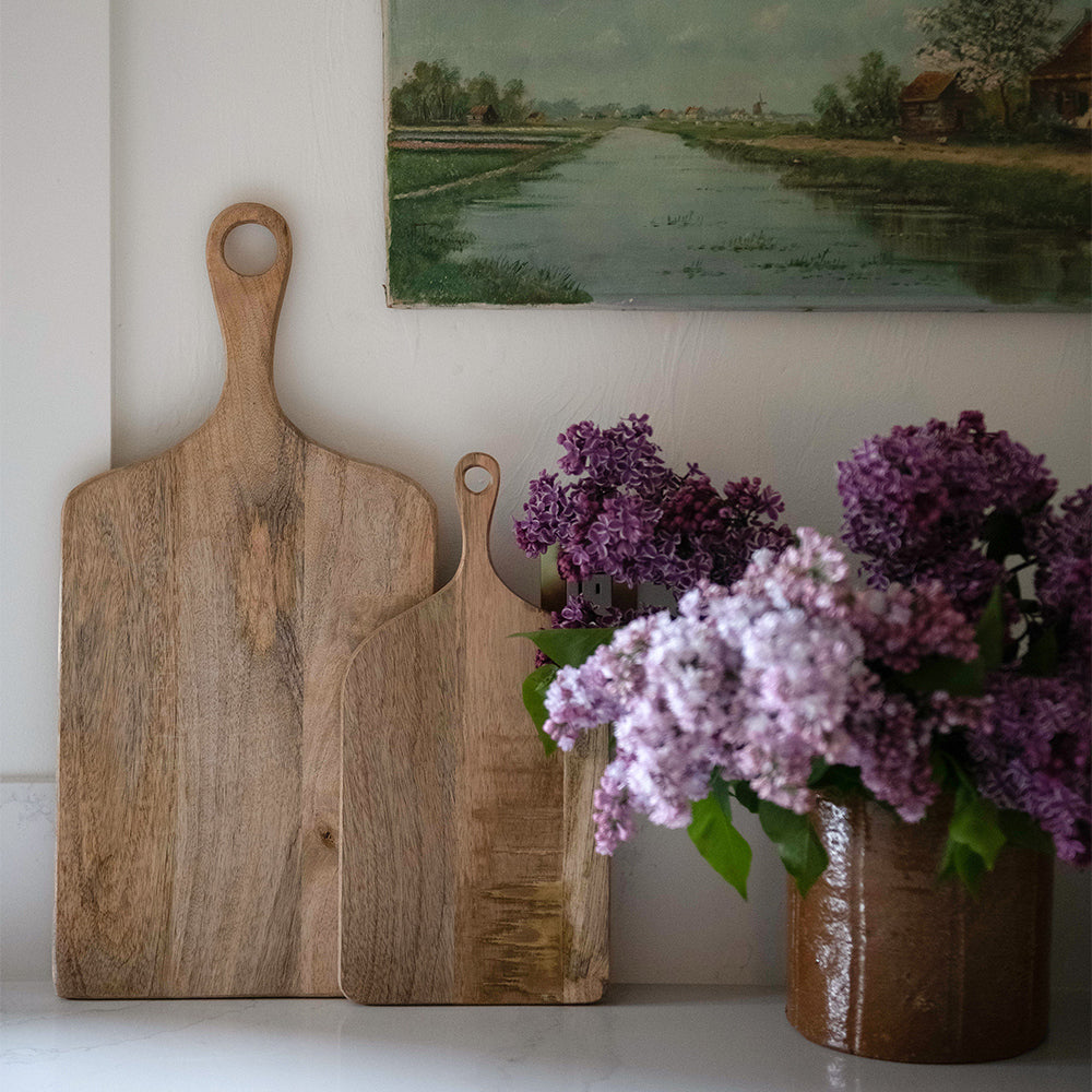 Premium Wood Cutting Board for Kitchen - Durable Bamboo Chopping Block with Juice Groove - Perfect for Slicing, Dicing & Serving - Ideal for Home Chefs & Food Prep
