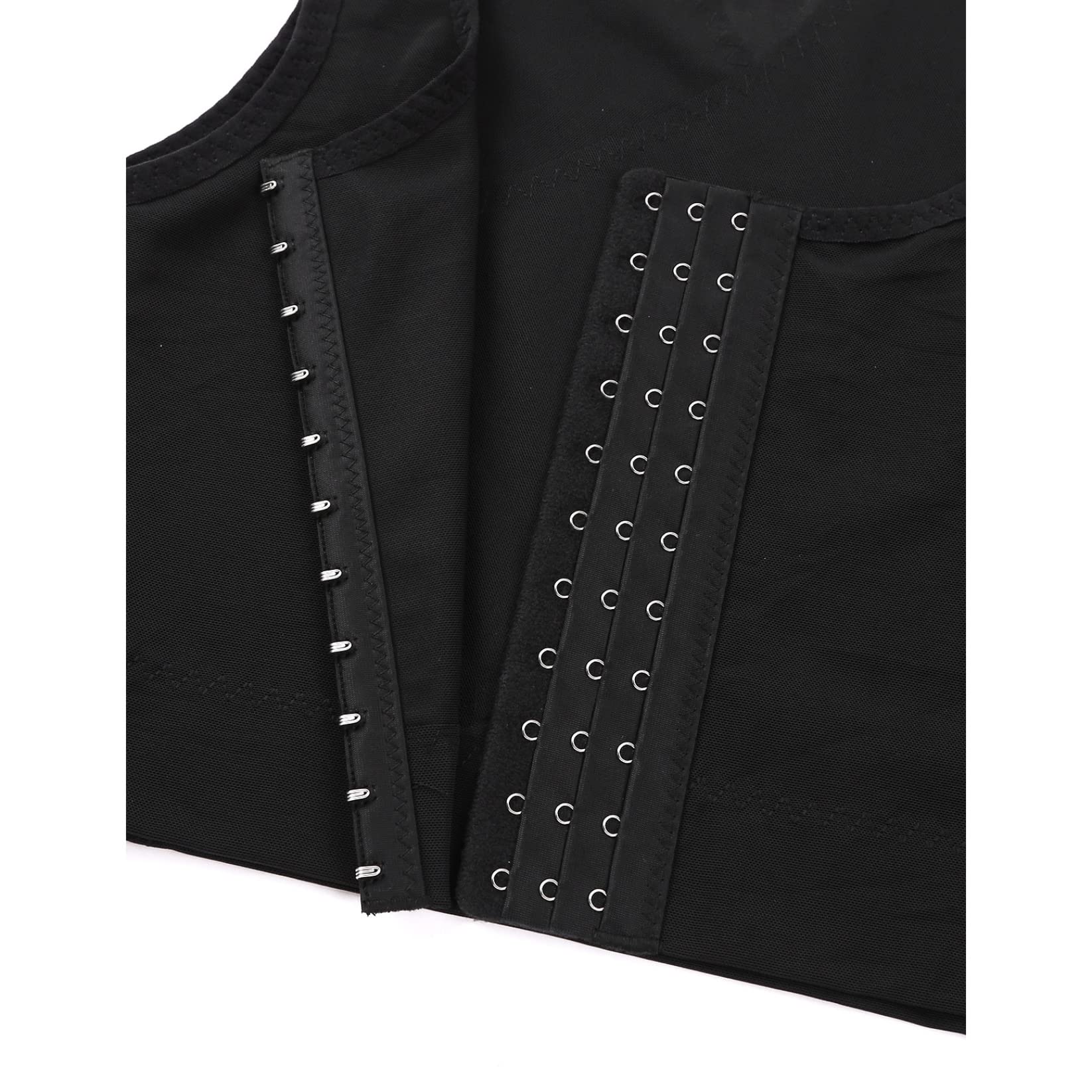 EBRICON Men's Body Shaper Compression Shirt - Slimming Vest for Chest & Tummy Control - Ideal for Gym, Workout & Everyday Wear