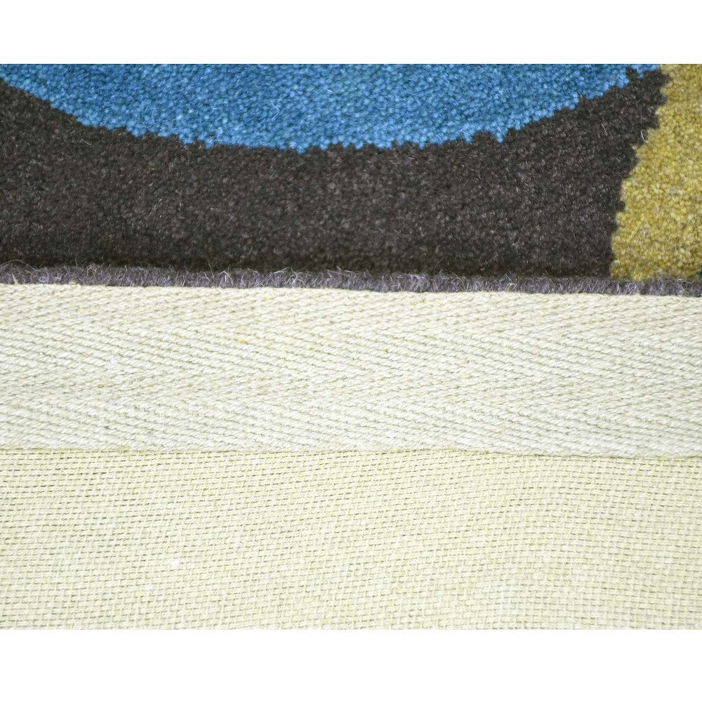 Blossomix Hand Tufted Rug - Soft Boho Chic Area Rug for Living Room, Bedroom & Nursery - Premium Non-Slip Home Decor Carpet