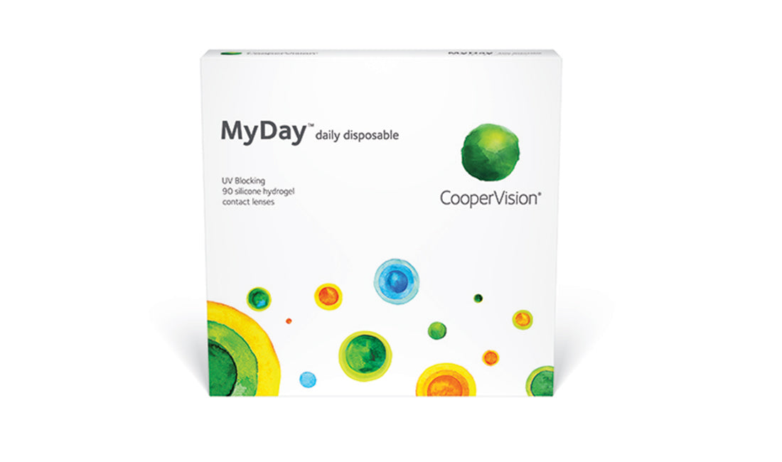Myday 1-Day Acuvue Moist Contact Lenses (90 Pack) - Daily Disposable Lenses for Dry Eyes & All-Day Comfort - Perfect for Work, Sports & Travel