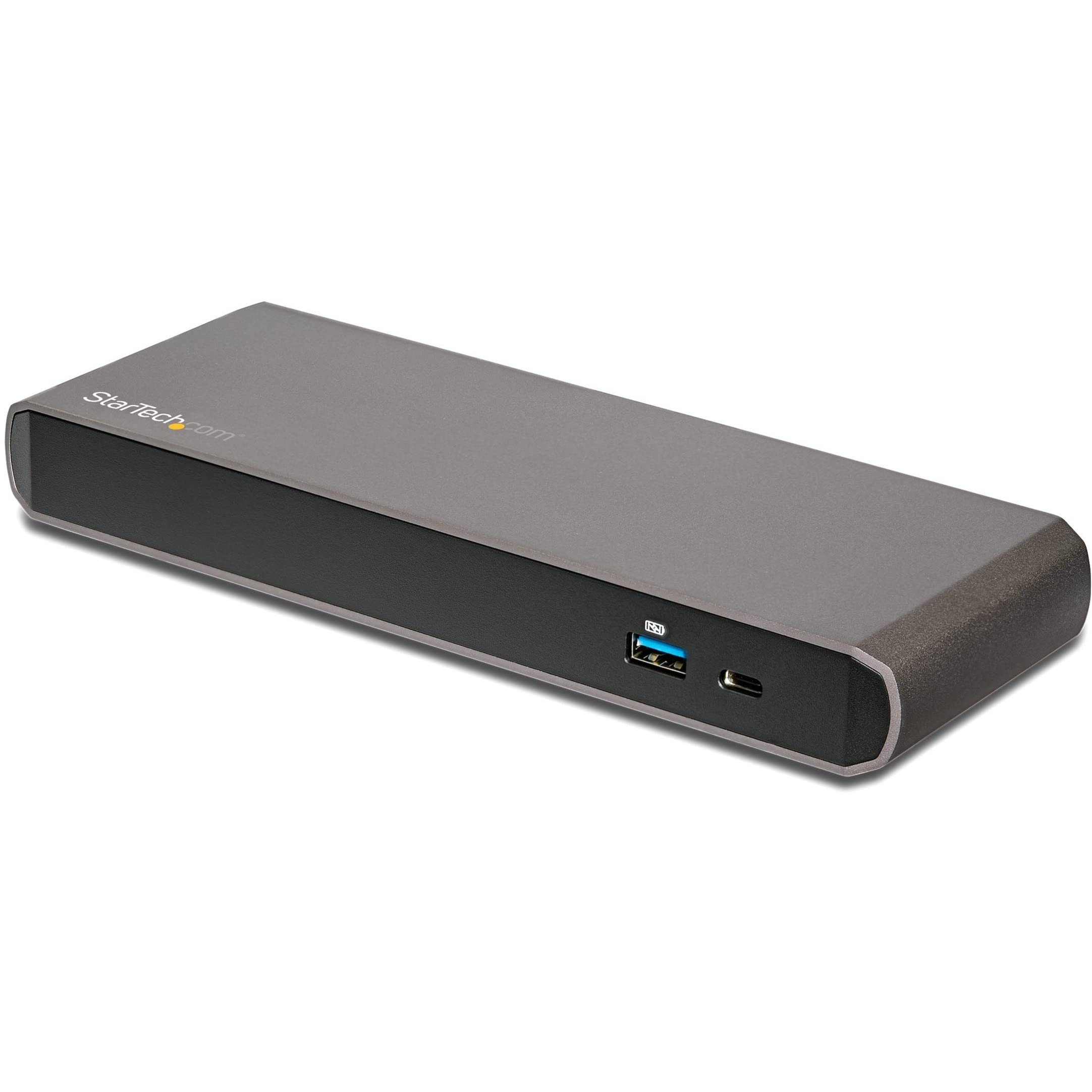 StarTech.com Thunderbolt 3 Docking Station for Laptop - Dual 4K Monitor Support @ 60Hz, 85W Power Delivery, DisplayPort, 3 USB Ports, Gigabit Ethernet - Ideal for Home Office & Multi-Screen Workstations (Model: TB3CDK2DH)