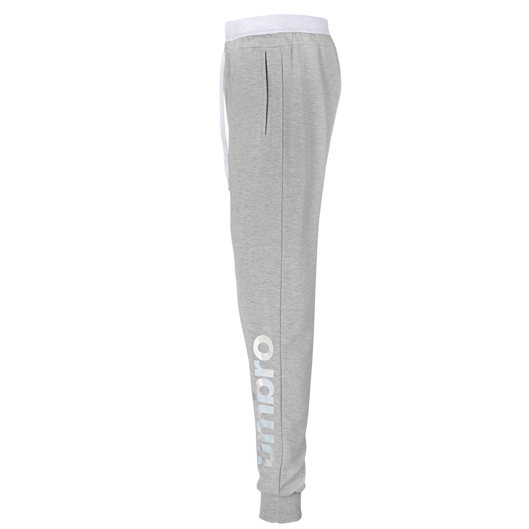 Umbro Women's Drop Crotch Jogger Pants - Medium Grey Heather | Comfortable Athletic Lounge Pants for Yoga, Running & Casual Wear