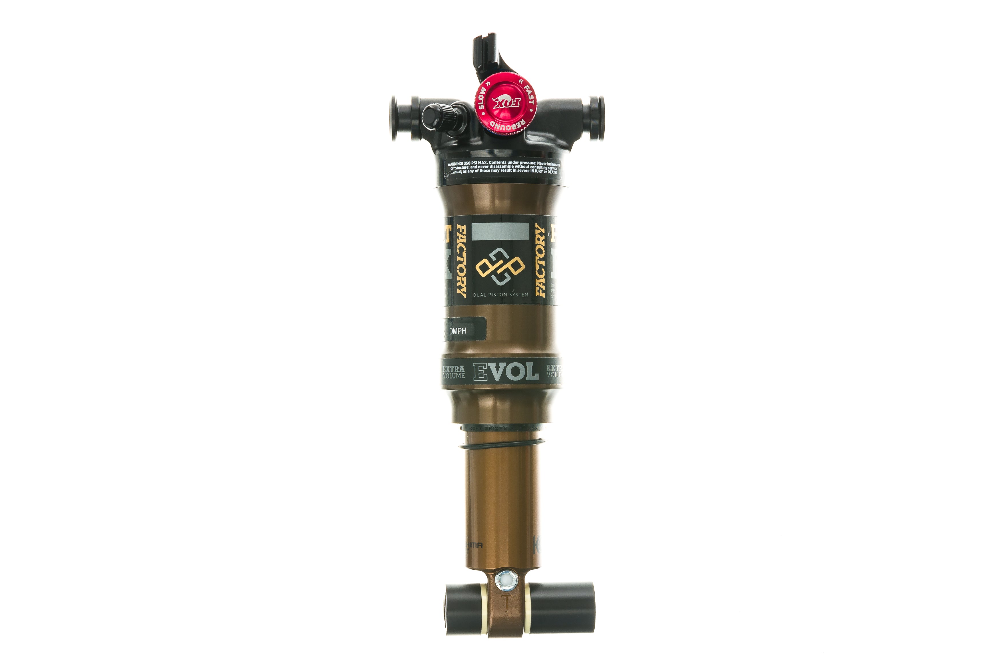2019 Factory Series Float Trunnion EVOL Rear Air Shock 165x45mm with Remote Upgrade - Premium Mountain Bike Suspension for Trail & Enduro Riding