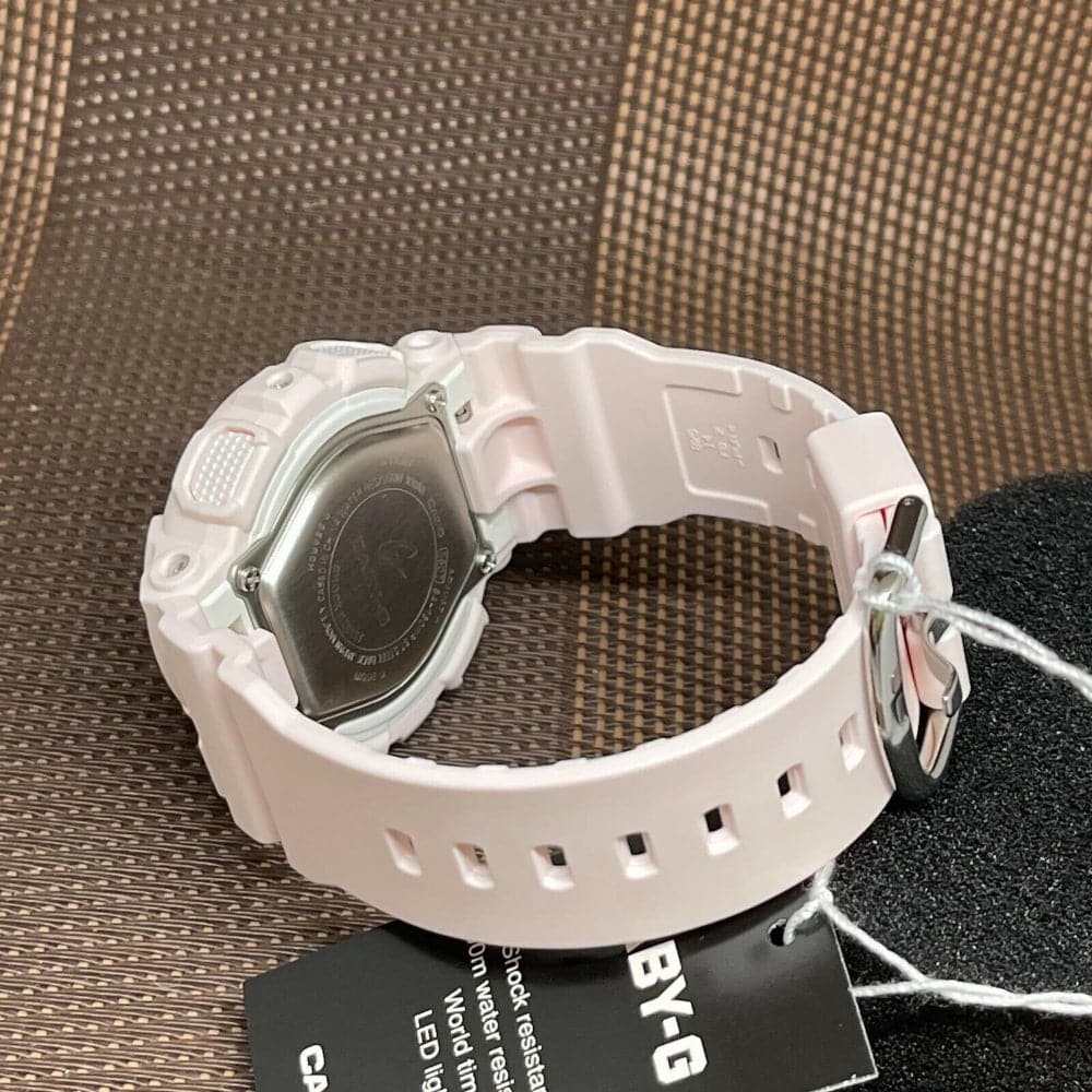 CASIO BABY-G BA-130WP-4ADR Pink Resin Strap Women's Digital Sport Watch - Waterproof, Shock Resistant for Running, Swimming & Outdoor Activities