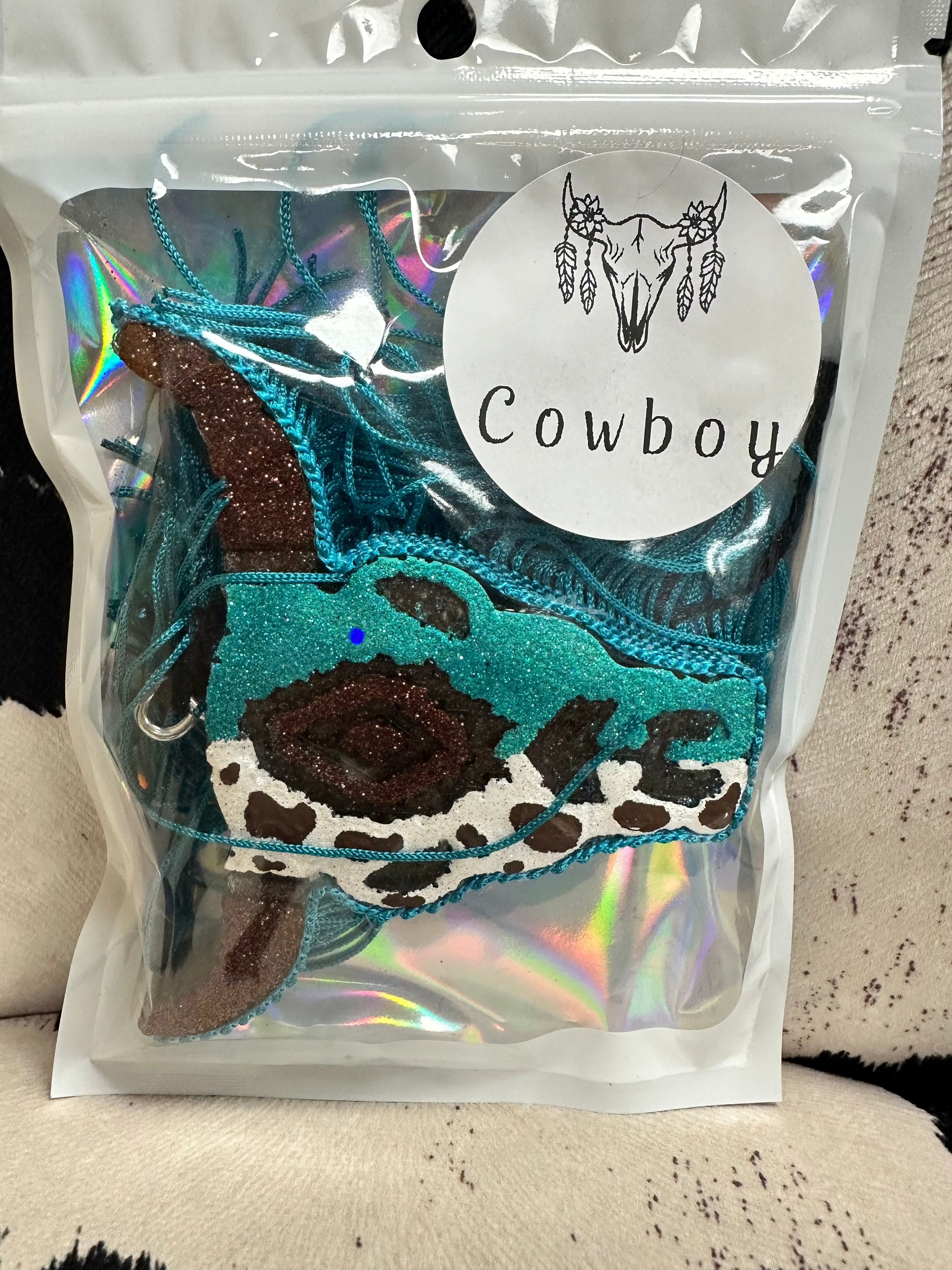 Brown & Teal Air Freshener for Car & Home - Long Lasting Scent, Natural Ingredients - Perfect for Vehicles, Offices, Closets & Bathrooms