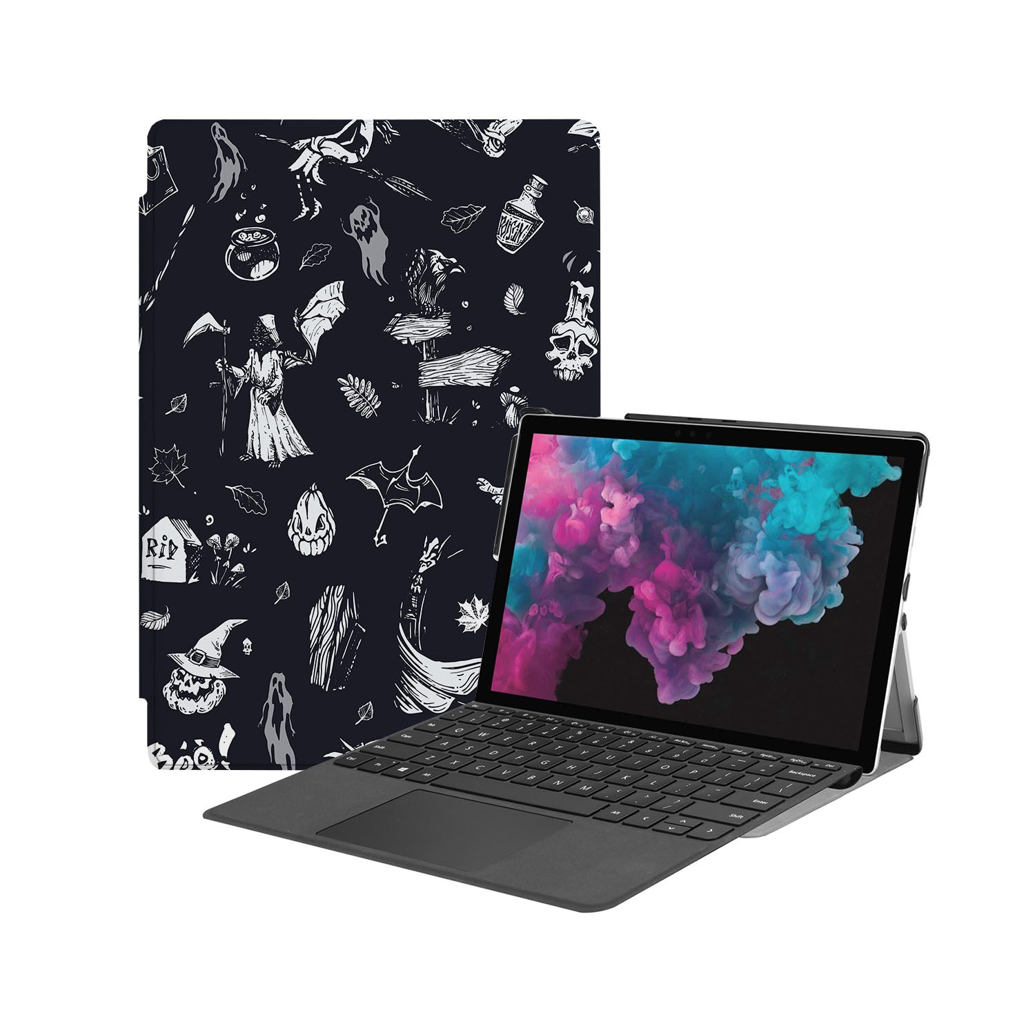 Microsoft Surface Case - Durable Protective Cover for Surface Pro/Book/Laptop - Halloween Edition - Perfect for School, Work & Travel