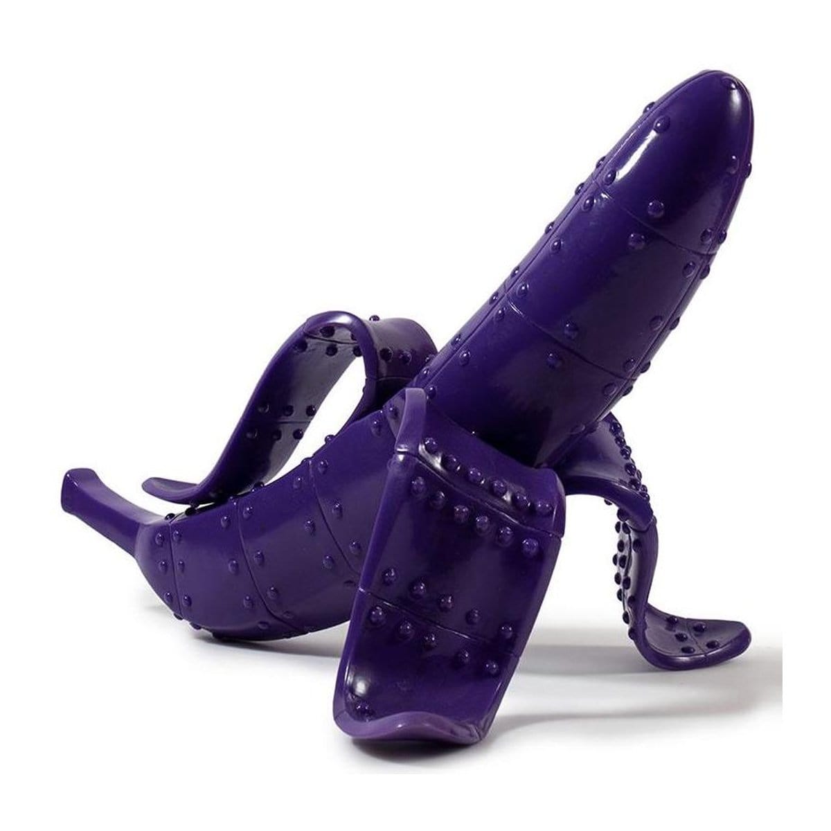 Frank Kozik Mecha Banana Purple Edition - Limited Collectible Designer Toy for Home Decor & Pop Culture Enthusiasts | Perfect for Display Shelves, Office Desks & Gift Giving