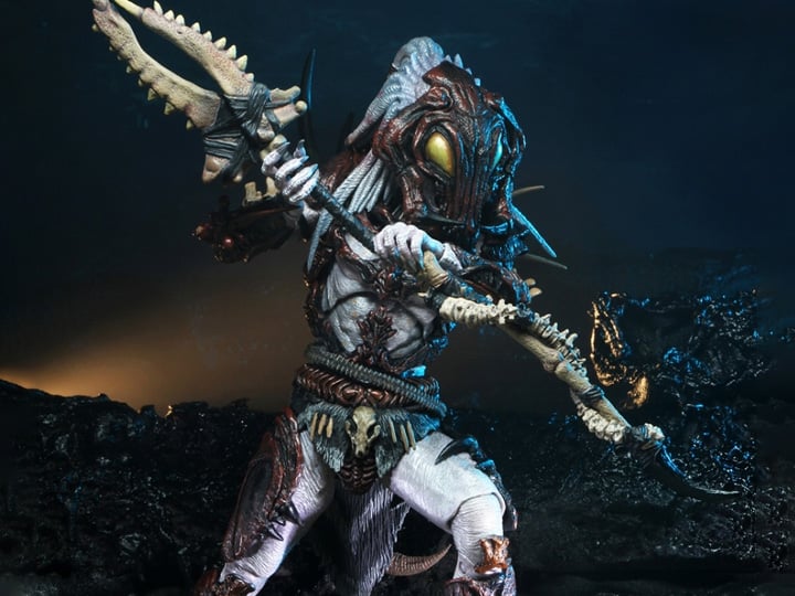 Predator Ultimate Alpha Predator 100th Edition Collectible Action Figure - Perfect for Movie Fans, Collectors & Home Display