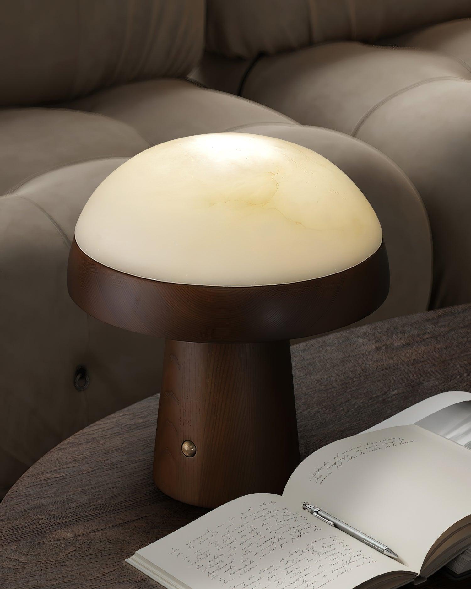 Mushroom Cloud Table Lamp - Modern LED Night Light for Bedroom, Living Room & Office - Soft Ambient Lighting for Relaxation & Decor
