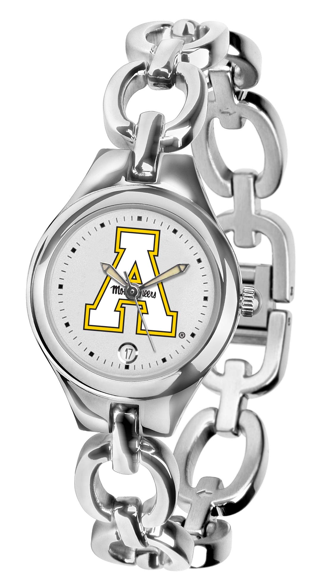 SunTime Women's Appalachian State Mountaineers Solar Eclipse Watch - Stylish Sports Fan Gift for Game Day & Outdoor Adventures