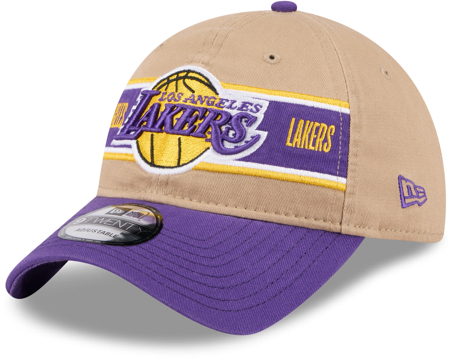 Los Angeles Lakers New Era 9Twenty NBA 2024 Draft Snapback Cap - Official Team Logo Adjustable Hat for Basketball Fans & Streetwear Fashion