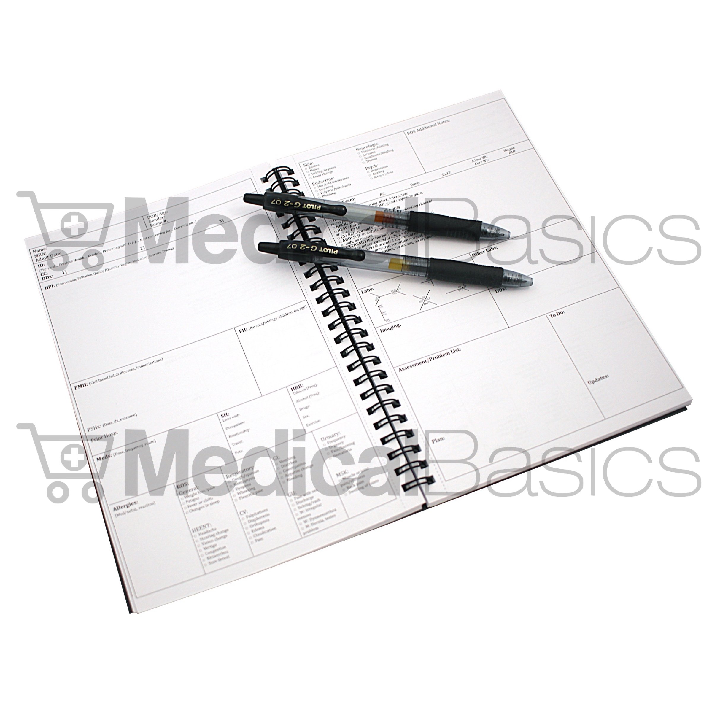 H&P Notebook for Medical Students - Comprehensive Clinical Rotation Bundle for SOAP Notes, Patient History & Physical Exams - Perfect for Medical School, Residency & Healthcare Training