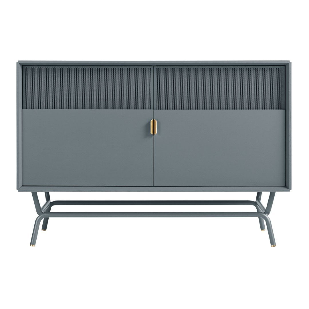 Dang TV Stand for Living Room - Modern Wooden Entertainment Center with Storage Shelves for Flat Screen TVs up to 65