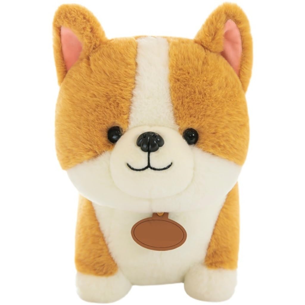 Cute Corgi Plush Toy - Adorable Puppy Stuffed Animal with Lovely Butt, Soft Rag Doll for Kids & Adults - Perfect Gift for Girlfriend Birthday, Christmas & Home Decor