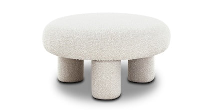 Circa Ottoman - Modern Round Storage Ottoman with Tufted Upholstery, Perfect for Living Room, Bedroom, or Nursery as Footrest, Seating & Storage Bench