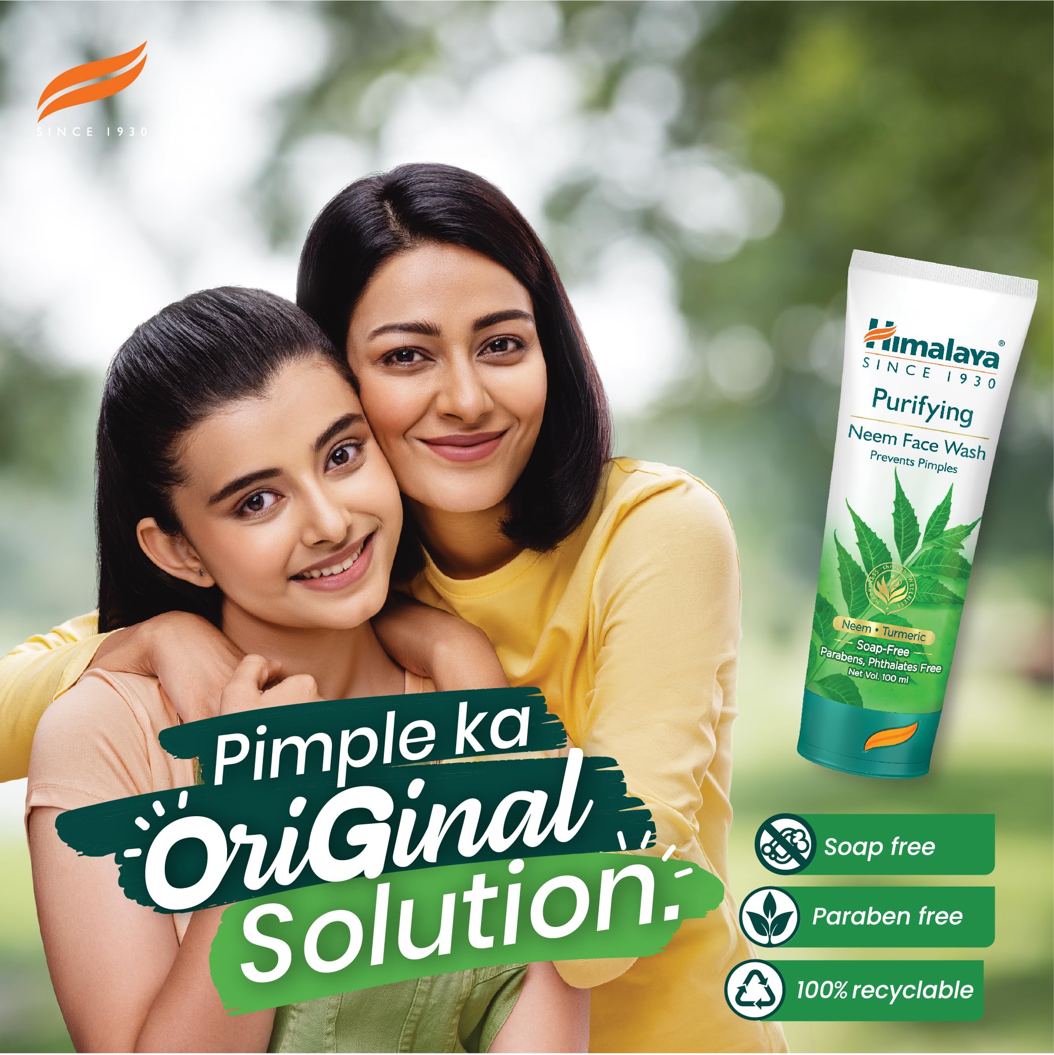 Himalaya Herbals Purifying Neem Face Wash for Acne & Oily Skin - 200ml | Natural Cleanser with Neem Extract | Perfect for Daily Skincare Routine & Travel
