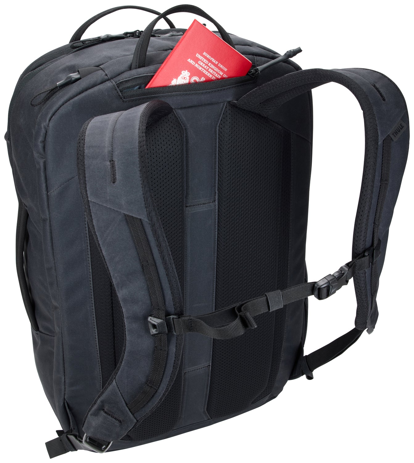 Thule Aion 40L Travel Backpack - Water-Resistant Carry-On Backpack for Men & Women - Perfect for Air Travel, Hiking & Commuting - Black