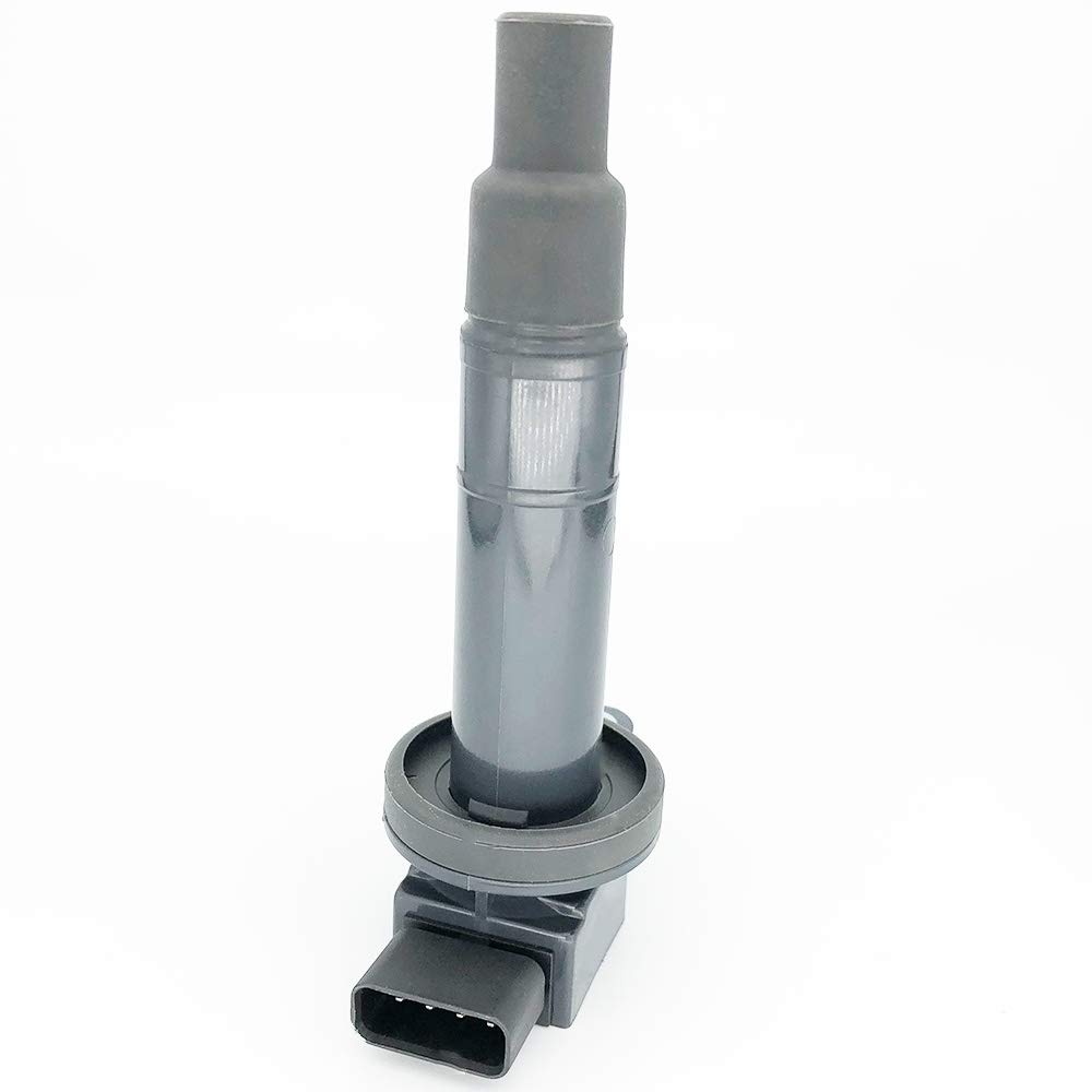 4-Pack Ignition Coil Set Compatible with Toyota Allion, Aygo, Yaris, Vios, Corolla, IQ, Porte, Prius, Raum, bB, Probox, Ractis 1.0L 1.3L 1.5L 1999+ - Replaces OEM 90919-02265 90919-02240 GN10312 UF316 - Perfect for Engine Performance & Tune-Up