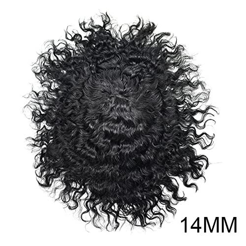1# Jet Black-14MM-110% Light to Medium Density