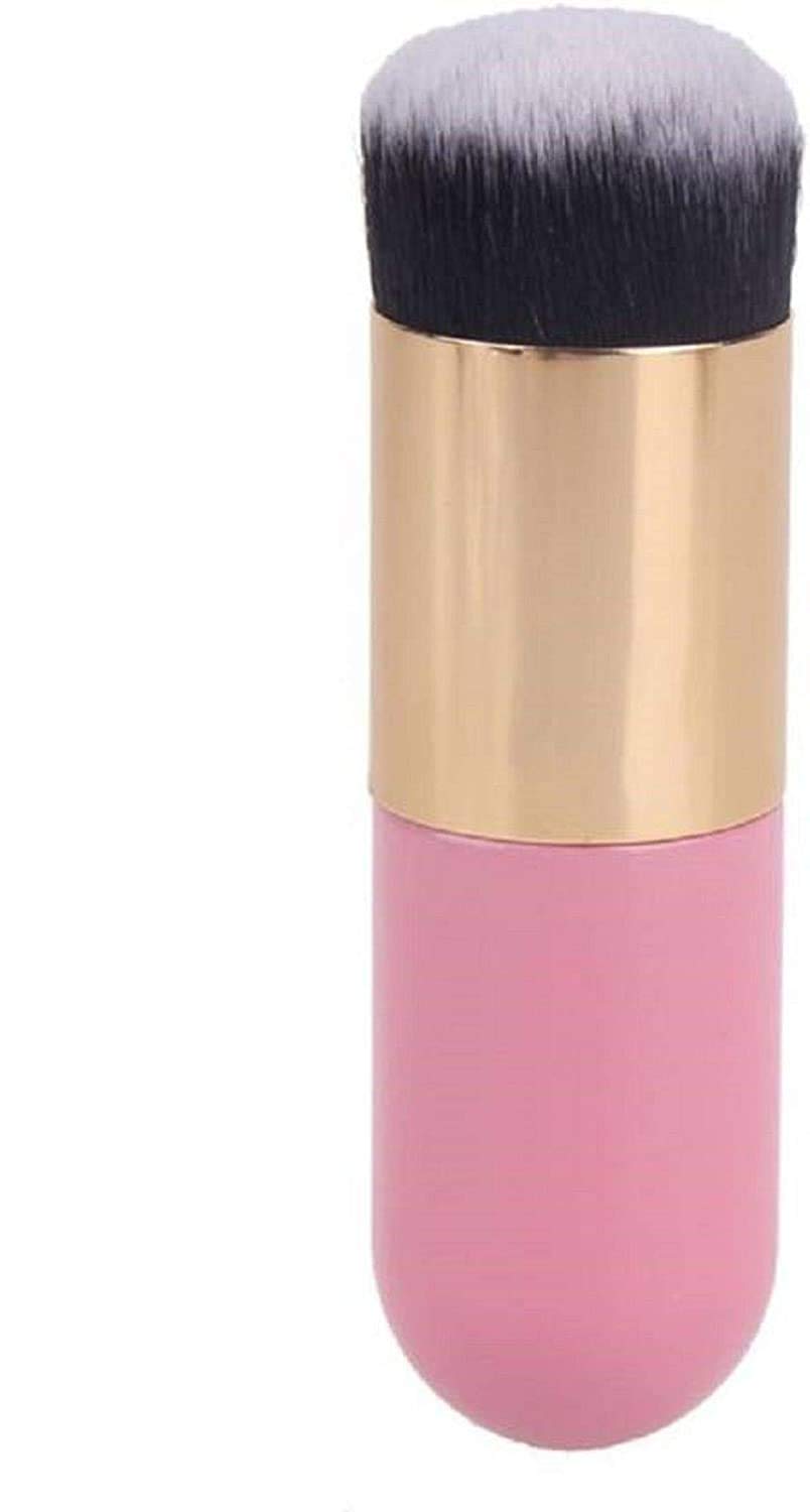 AVEU Professional Makeup Brush Set - Face Powder, Foundation & Blush Brush (Pink) | Soft Synthetic Bristles for Flawless Makeup Application | Perfect for Daily Use, Contouring & Highlighting