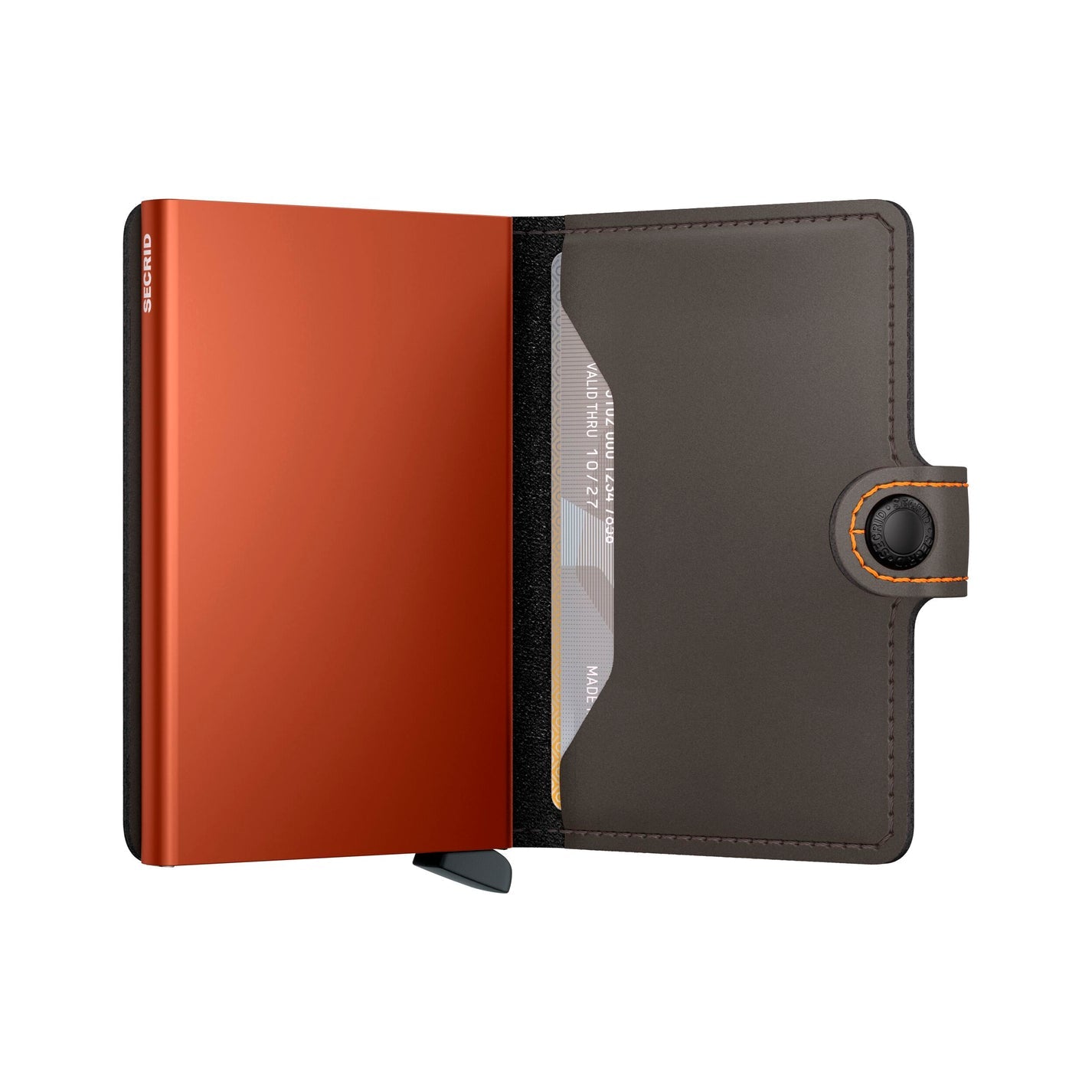 SECRID Miniwallet Matte - Slim RFID Blocking Leather Wallet for Men & Women | Perfect for Travel, Business & Everyday Use