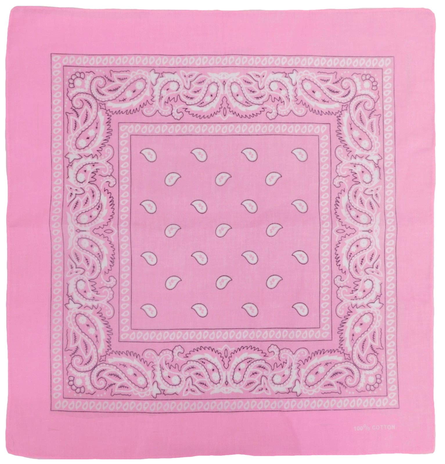 50 Pack Western Style Bandanas for Men & Women - Bulk Cowboy Bandanas for Rodeo, Music Festivals, and Outdoor Adventures