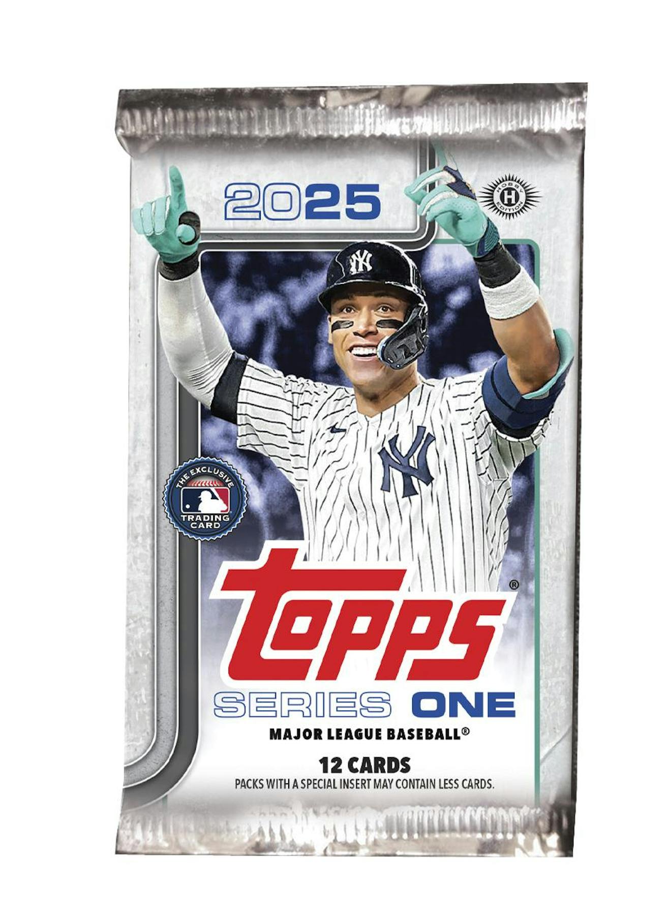 2025 Topps Series 1 Baseball Hobby Box - 24 Packs with Exclusive Rookie Cards & Chase Inserts | Perfect for Collectors, Fantasy Sports & MLB Memorabilia Enthusiasts