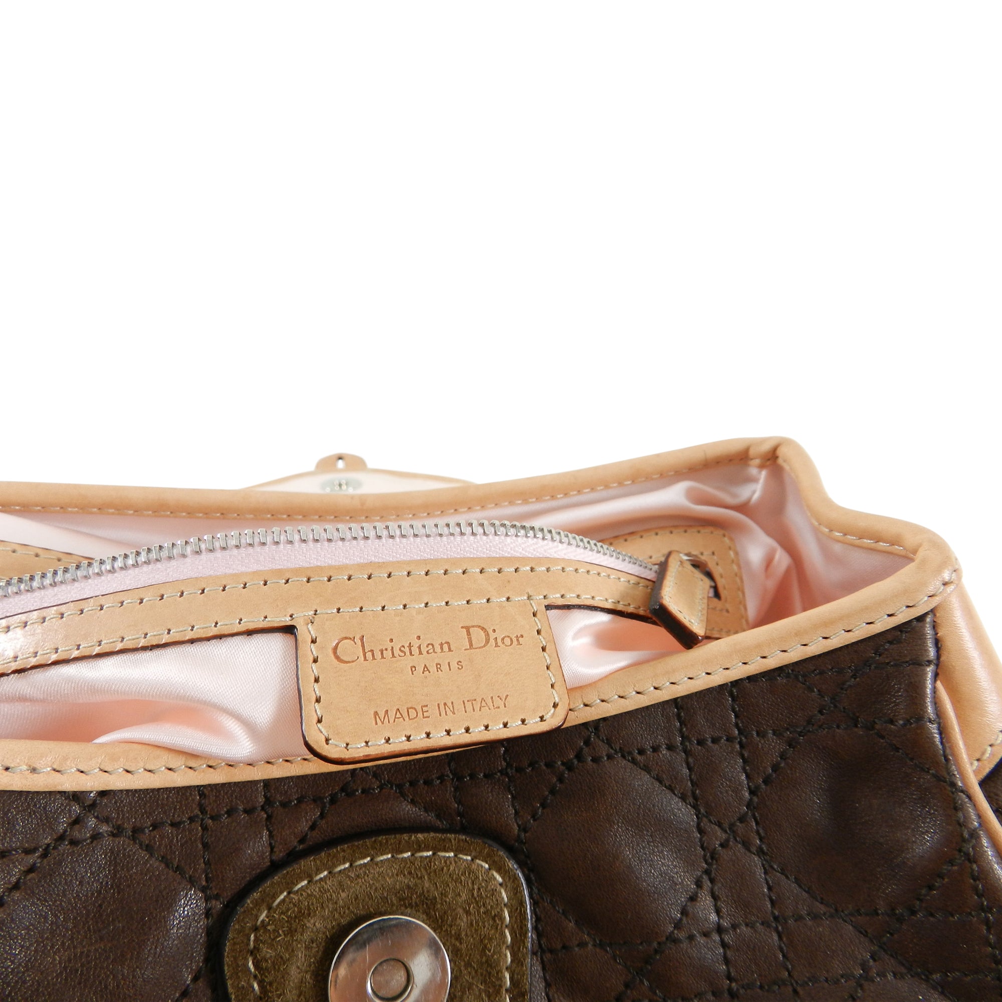 Christian Dior Romantique Small Leather Handbag in Brown - Luxury Crossbody Bag for Women, Perfect for Date Night & Evening Events
