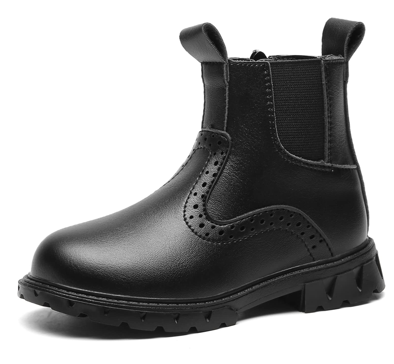 Waterproof Chelsea Ankle Boots for Boys & Girls - Side Zipper Design for Easy On/Off - Comfortable Outdoor Shoes for Toddler, Little Kid & Big Kid - Perfect for Rainy Days, Playground & Winter Activities