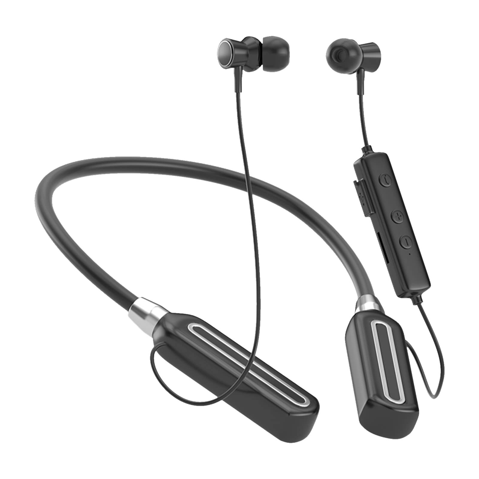 Wireless Bluetooth Sports Headphones - High Power Neckband Earbuds with Stereo Sound, IPX7 Waterproof for Running, Gym, Workouts - Perfect for Work, Travel, Halloween & Christmas Gifts (Model 746)