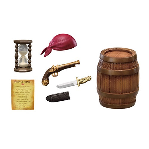 Re-Ment Petit Sample Captain & Pirates Miniature Doll Furniture Set - Tiny Collectible Toy for Dollhouse, Diorama, and Display Scenes | Perfect for Miniature Enthusiasts and Toy Collectors