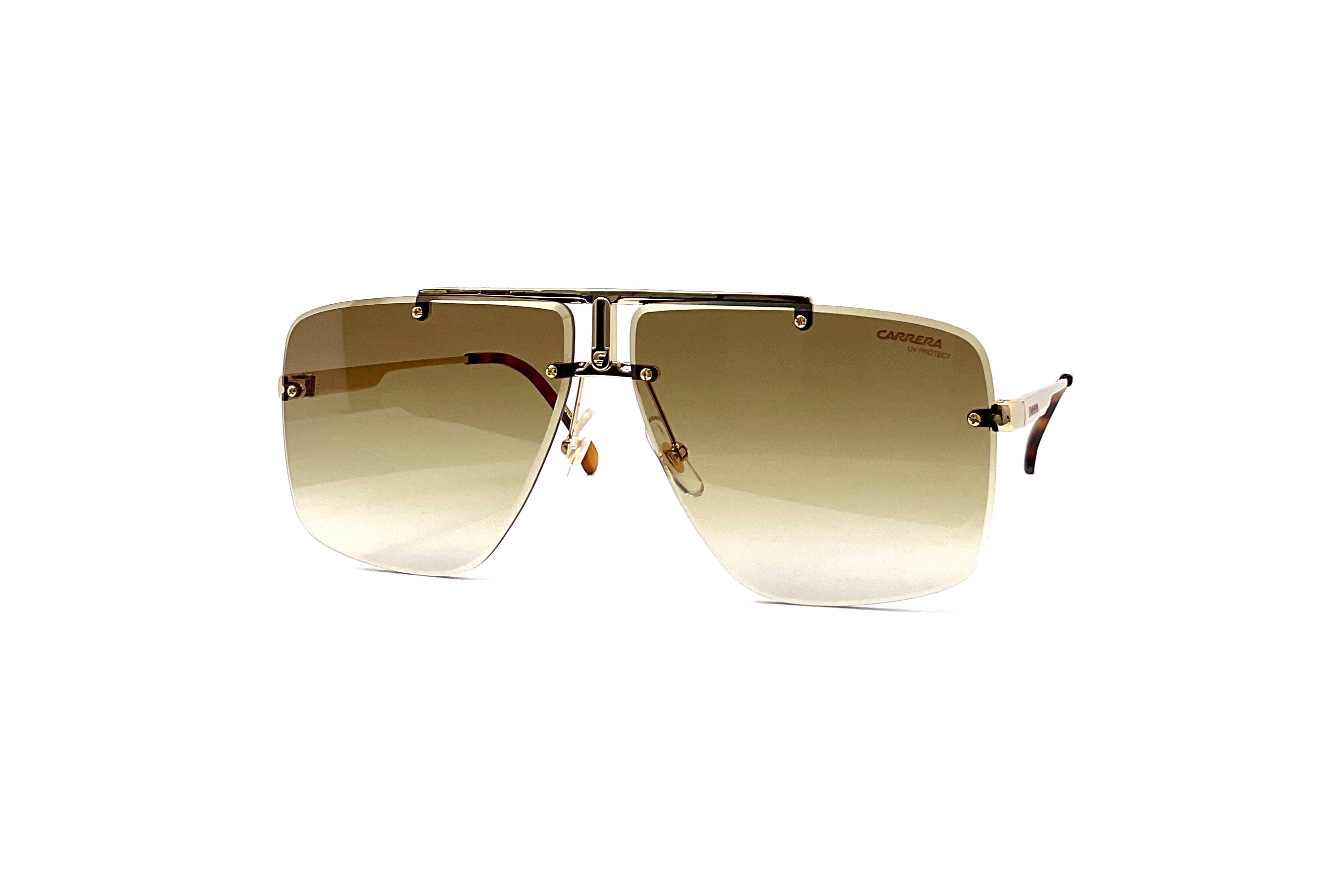 Carrera 1016/S Gold Sunglasses for Men & Women - UV Protection, Fashion Eyewear for Outdoor Activities, Driving, and Travel