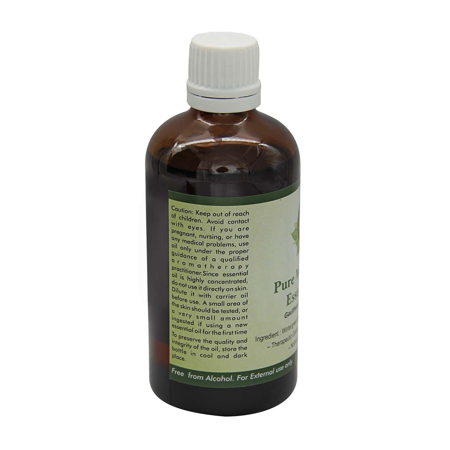 Pure Wintergreen Essential Oil (50ml x 2) - 100% Natural Gaultheria Procumbens Oil for Aromatherapy, Massage & Pain Relief - Premium Grade Therapeutic Essential Oils for Diffusers, Skincare & DIY Blends