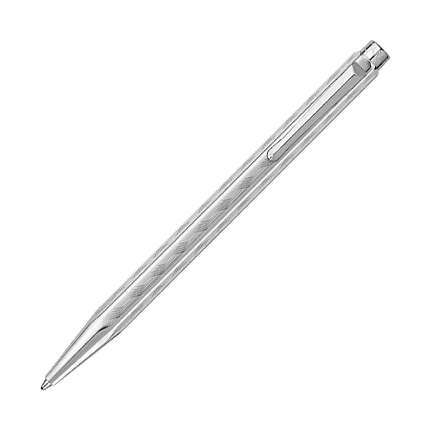 Caran d’Ache Ecridor Ballpoint Pen - Premium Tressé Design with Leather Case Set - Luxury Writing Instrument for Business, Gifts & Collectors
