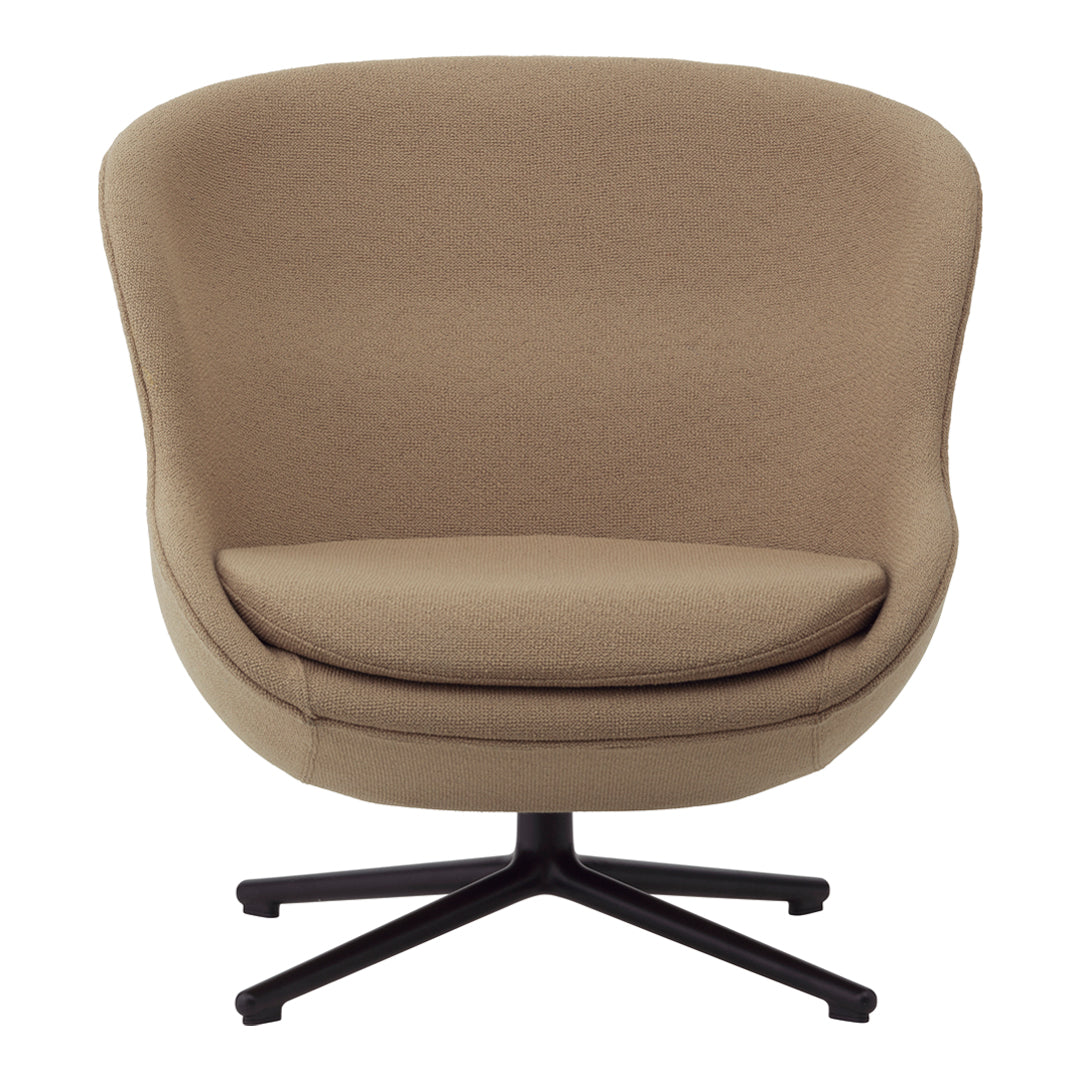 Modern Hyg Lounge Chair with Low Swivel Base - Perfect for Living Room, Bedroom & Office Relaxation