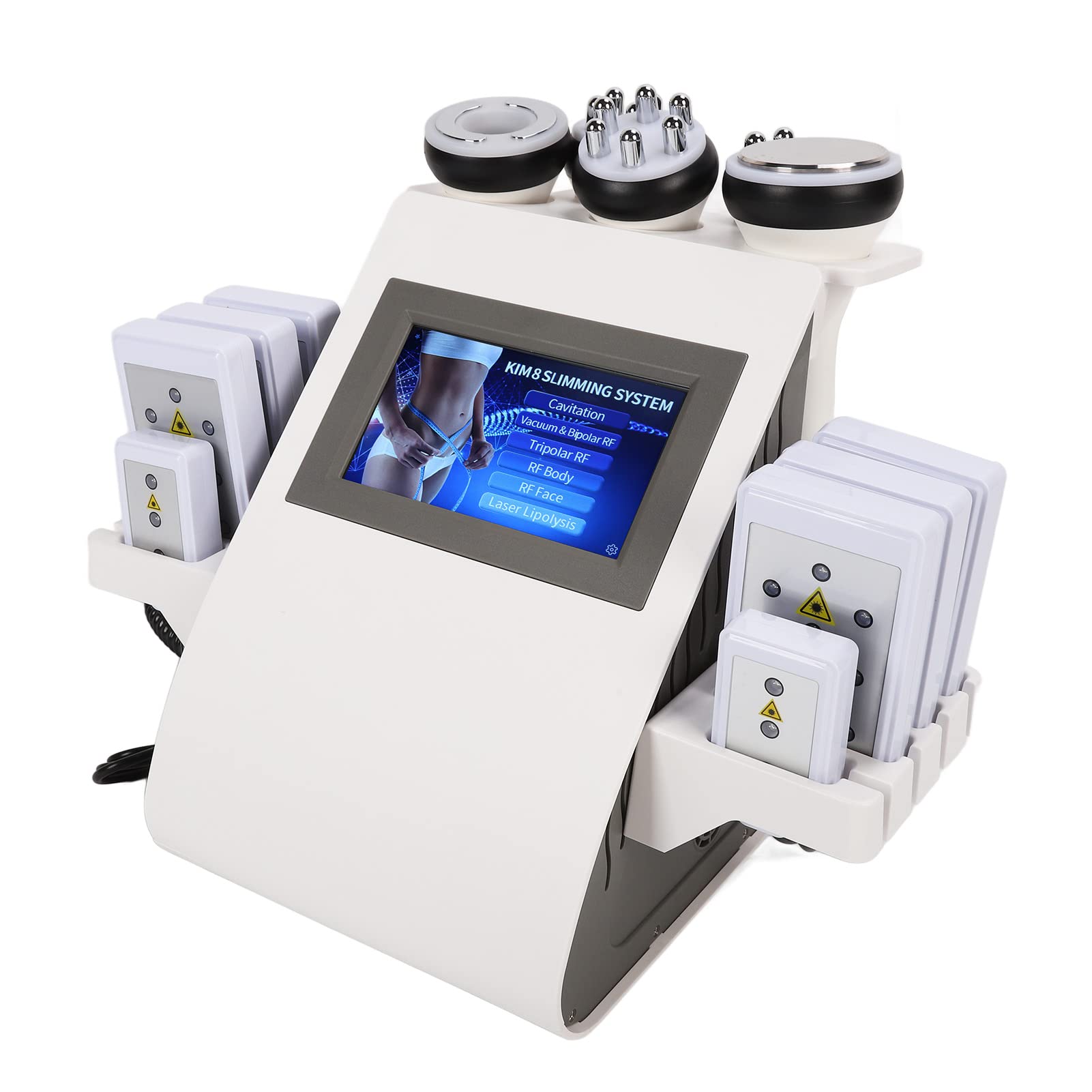 40K RF Vacuum Machine - 6-in-1 Fat Burning & Body Slimming Device with High Frequency Skin Tightening | Professional Cellulite Reduction Treatment for Home Use | Perfect for Body Contouring, Skin Rejuvenation & Spa Treatments