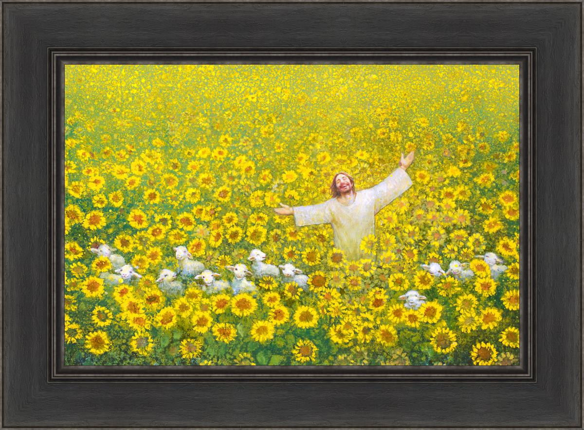 Be Glad and Rejoice - Inspirational Christian Wall Art Decor for Home & Office | Perfect for Living Room, Bedroom, Church Gift & Faith-Based Encouragement