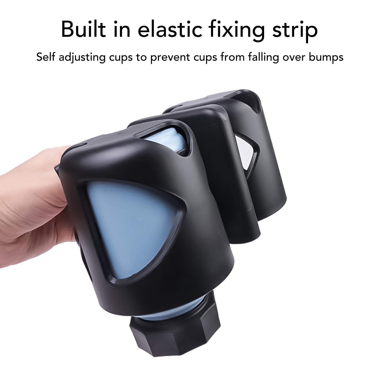 3-in-1 Rotatable Drink Holder with Phone Stand - Universal Cup Holder for Stroller, Bicycle, Wheelchair & Shopping Cart - Perfect for Coffee, Beverages & Hands-Free Use on the Go