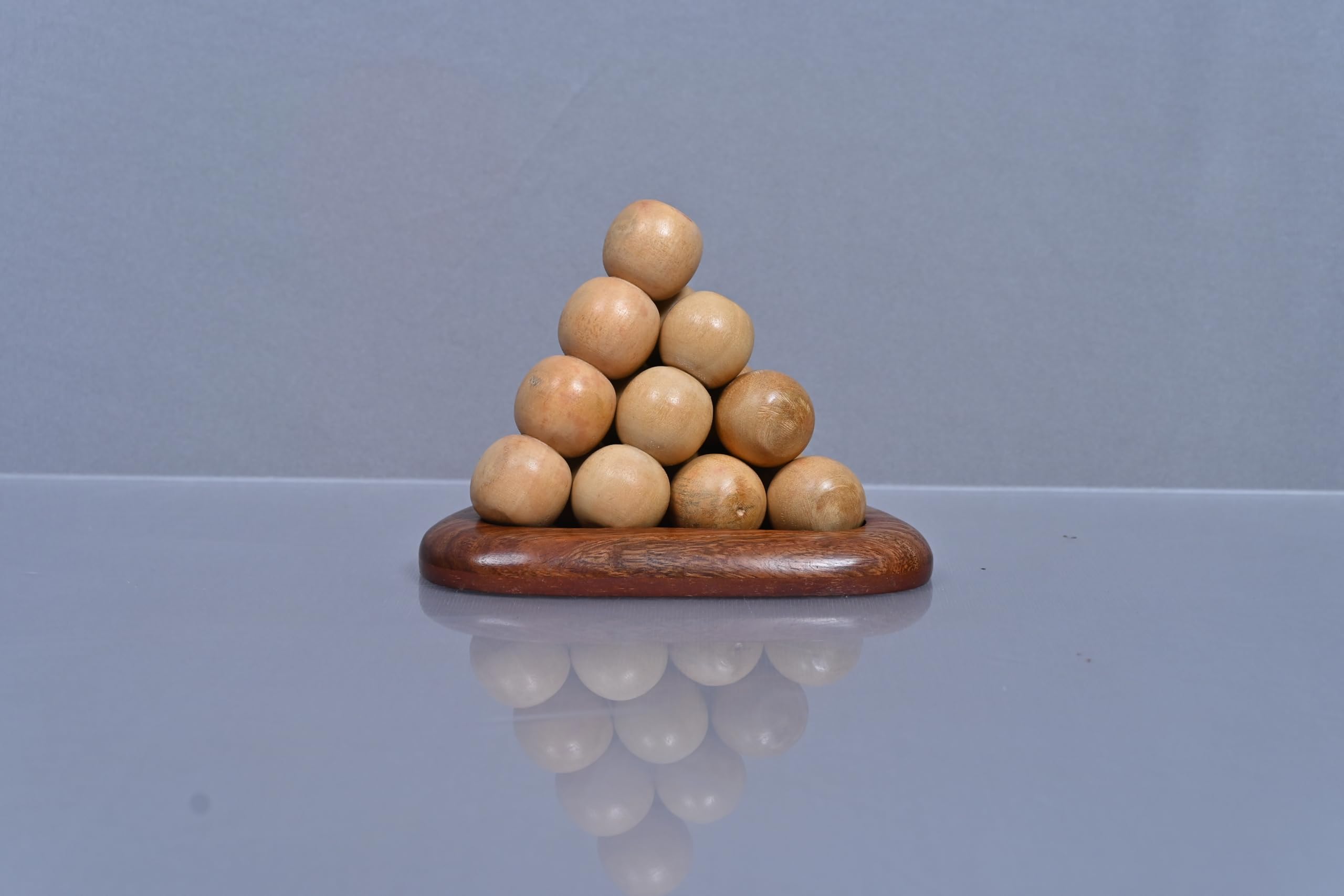 Eco-Friendly Wooden Pyramid Puzzle Toy for Kids - Safe Learning & Play