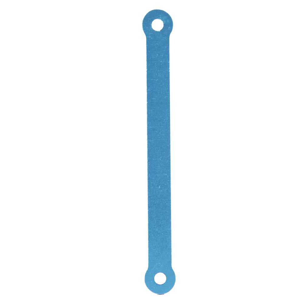 Wosune Aluminum Front Arm Tie Bar for Traxxas Rustler 2WD & Slash 2WD RC Cars - Light Blue | Heavy-Duty Suspension Upgrade for Off-Road Racing & Bashing