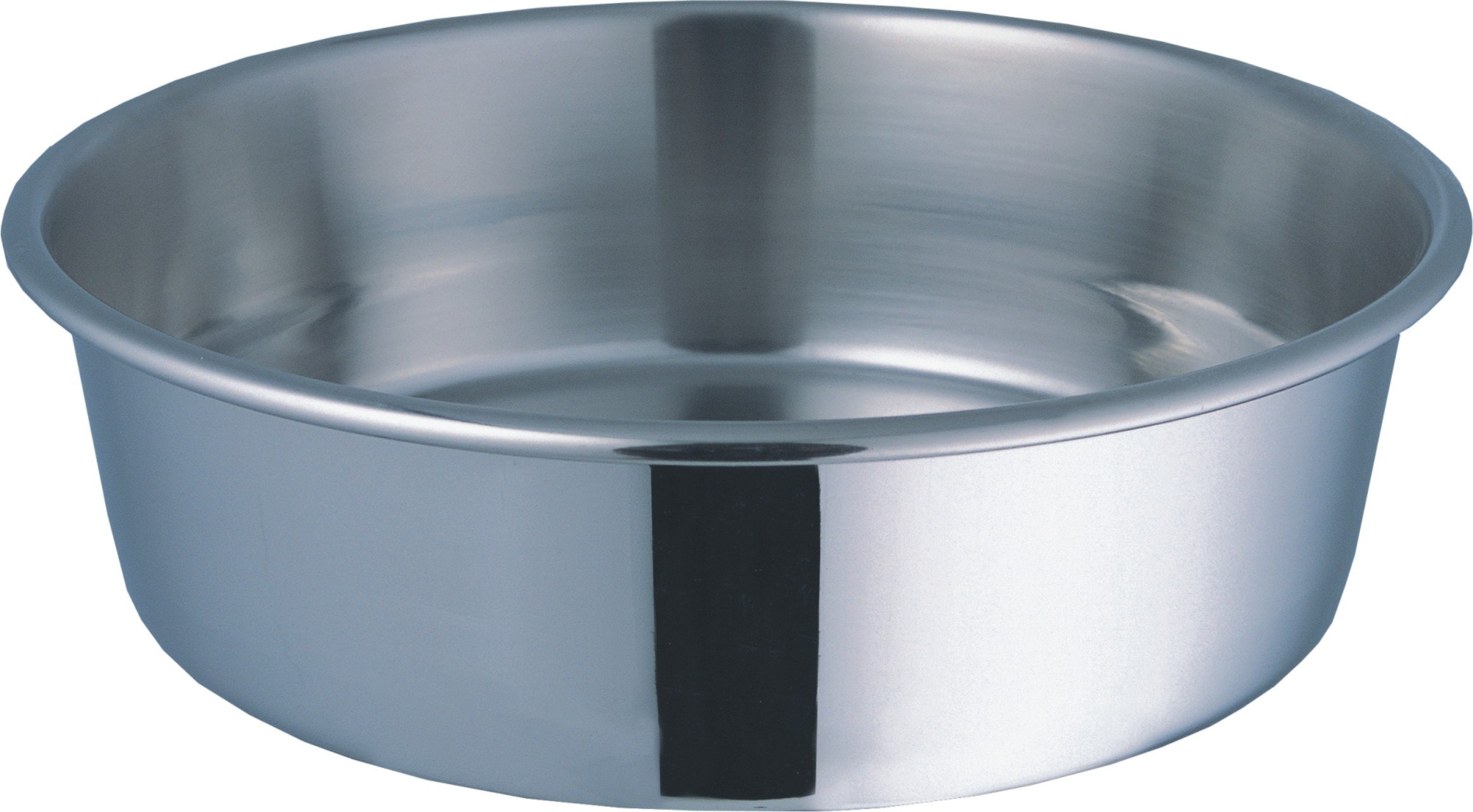 Indipets Heavy Duty Stainless Steel Dog Bowl - 2 Quart (64oz) Non-Slip Pet Food & Water Dish - High Gloss, Easy to Clean, Durable for Large Dogs - Perfect for Indoor, Outdoor & Travel Use