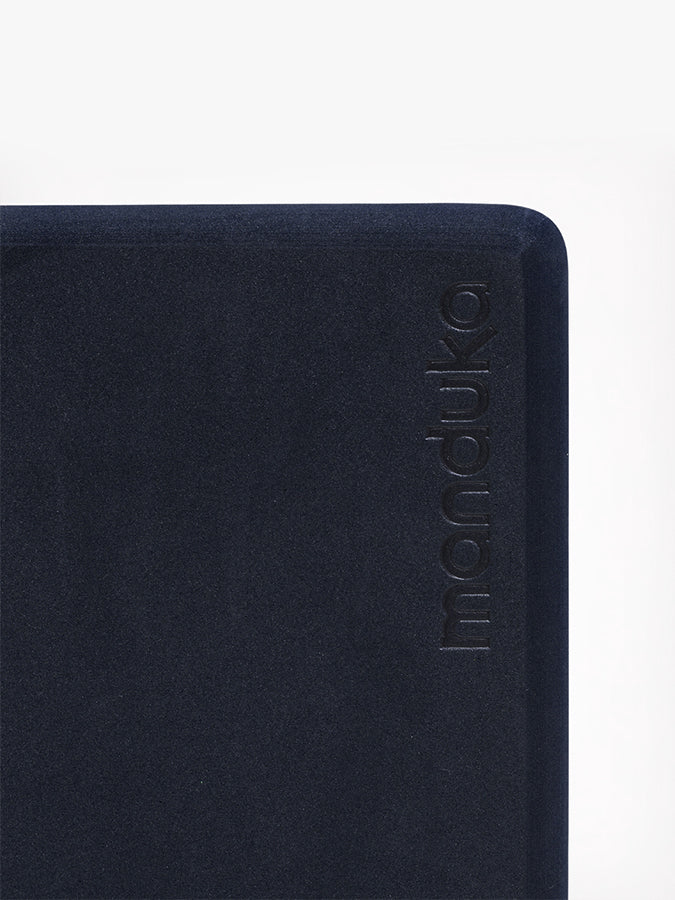 Manduka Recycled EVA Foam Yoga Block - Non-Slip Yoga Brick for Support & Alignment - Ideal for Yoga, Pilates & Meditation at Home or Studio