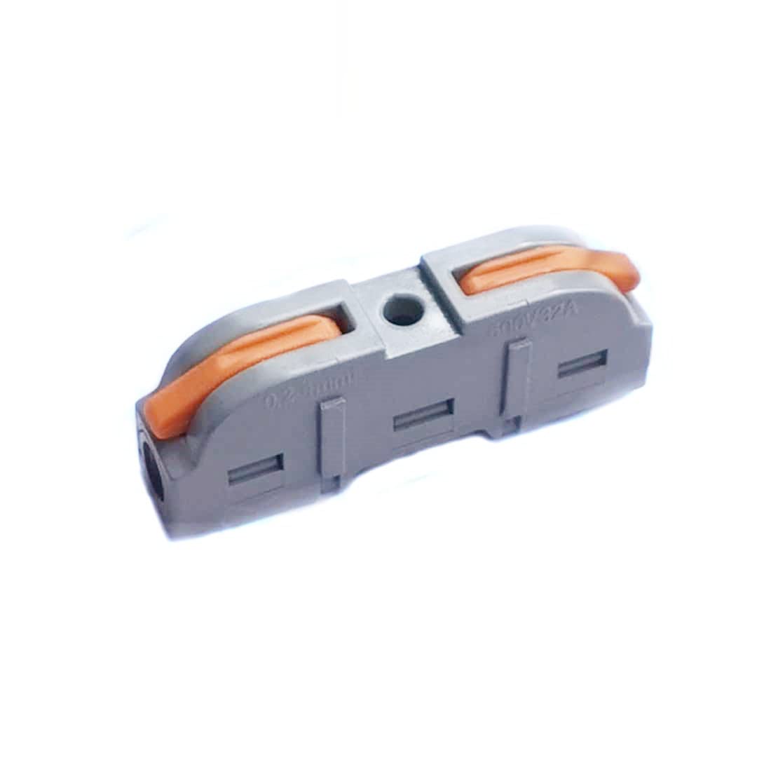 30 Pcs Orange Wire Connectors - 1 Conductor Compact Splicing Connectors for 24-12 AWG Circuits | Electrical DIY Projects, Home Wiring, Automotive Repairs
