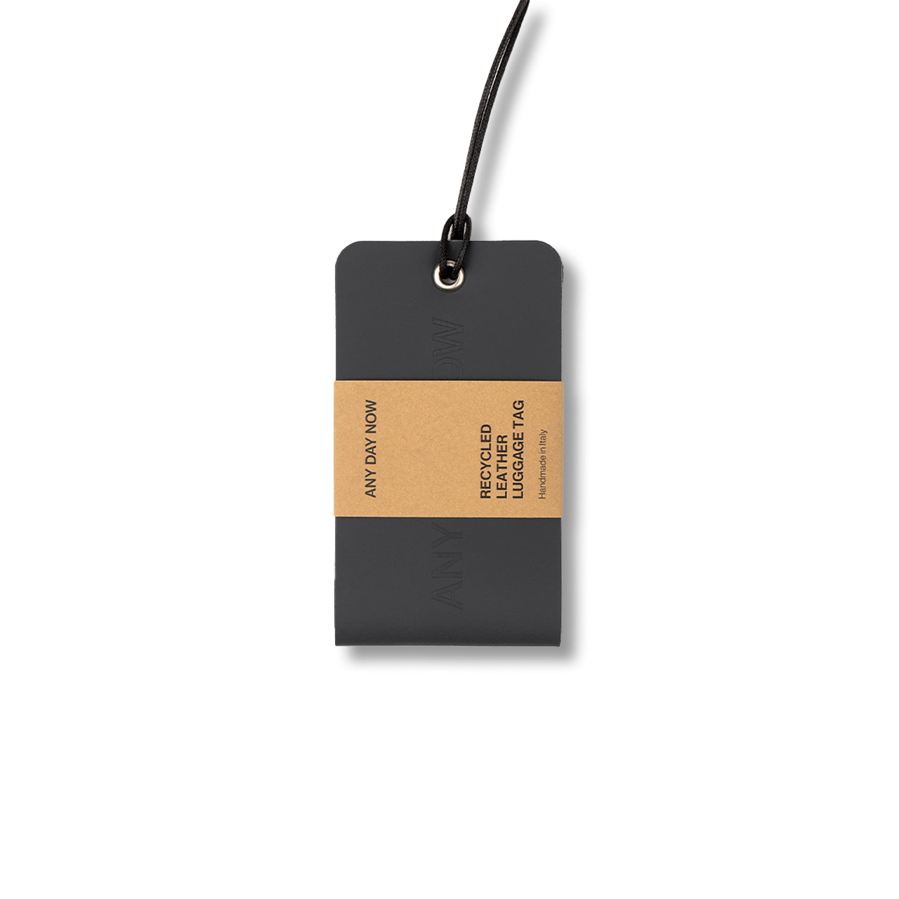 Eco-Friendly Recycled Leather Luggage Tag - Durable Personalized Travel ID Tag for Suitcases & Bags - Perfect for Airports, Business Trips & Vacation Travel Accessories
